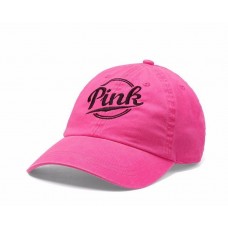 Victoria&apos;s Secret PINK Hot Pink on Fleek Logo Baseball Hat Adjustable Cap  NWT  eb-94166964
